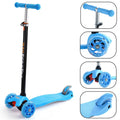 Kids Child Kick Push Scooter 3 Wheels LED Flashing Tilt Lean Boys Girls Scooter