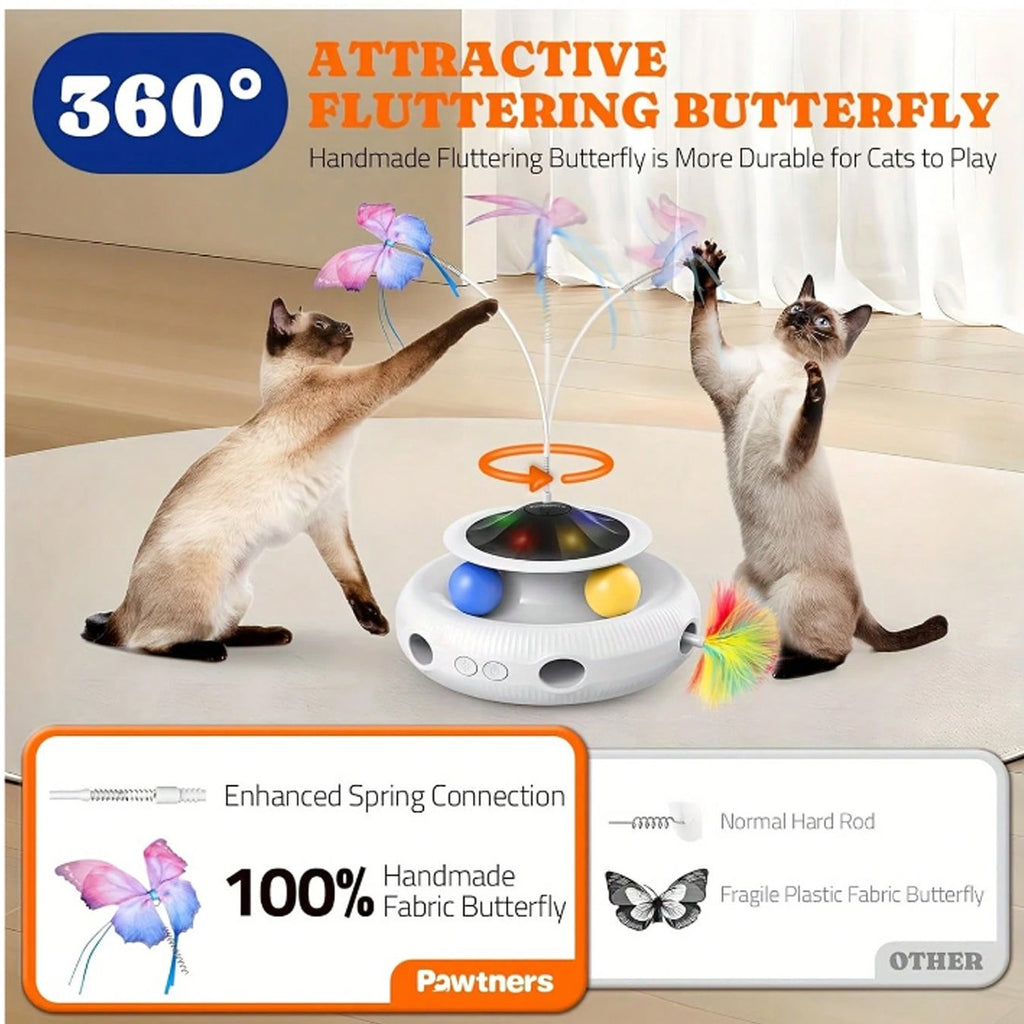 Multifunctional Electric Cat Toy Interactive Cat Toy Indoor Playing Rechargeable