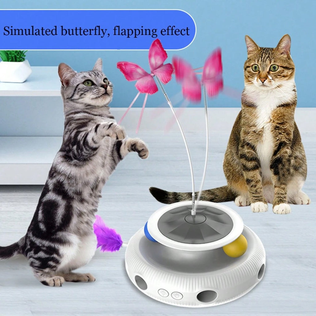 Multifunctional Electric Cat Toy Interactive Cat Toy Indoor Playing Rechargeable