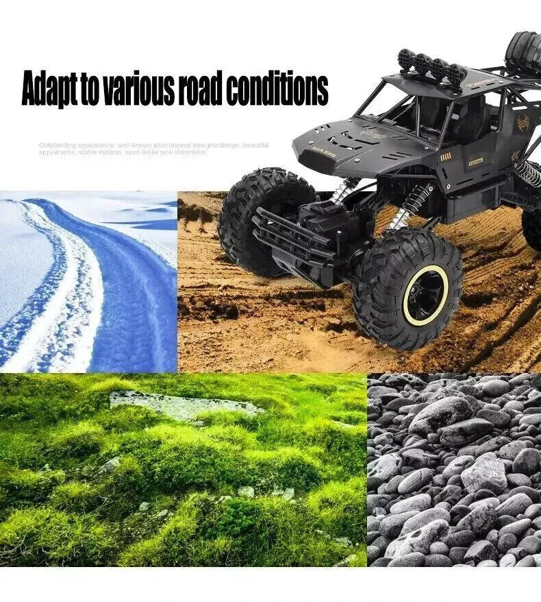 XL Large Remote Control RC Cars Big Wheel Car Monster Truck 4WD Kid Toy Electric